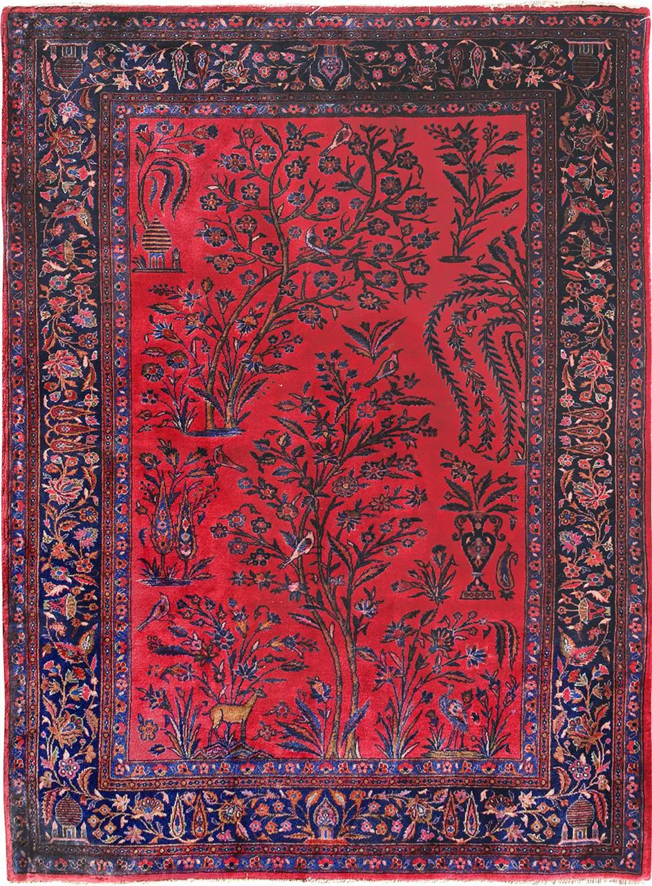 0002054_antique-kashan ANTIQUE KASHAN - Image 1
