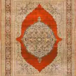 ANTIQUE SILK HADJI JALILI TABRIZ