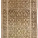 ANTIQUE SILK & METAL KASHGAR