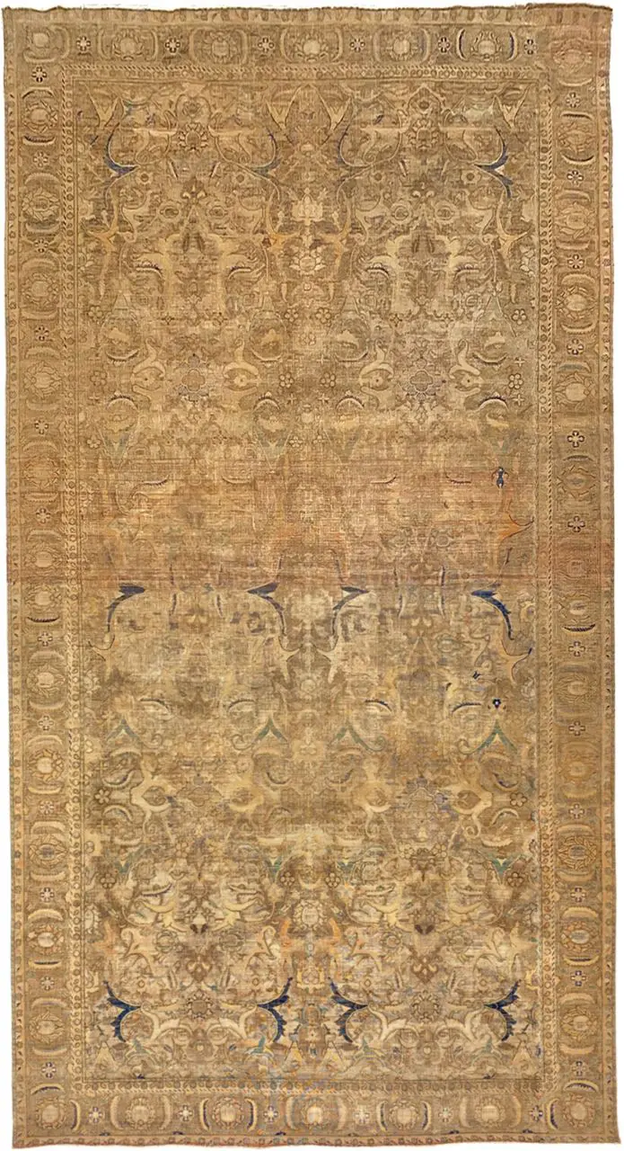 0019986_17th-century-silk-metal-polonaise-carpet 17TH CENTURY SILK & METAL POLONAISE CARPET - Image 1