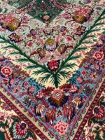 ANTIQUE TABRIZ W/ SILK - Image 3