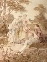 19TH CENTURY FRENCH TAPESTRY - Image 2