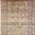 ANTIQUE SILK QUM KAPI