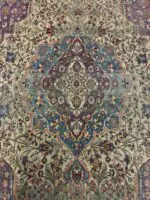 ANTIQUE SILK MOHTASHEM KASHAN - Image 4